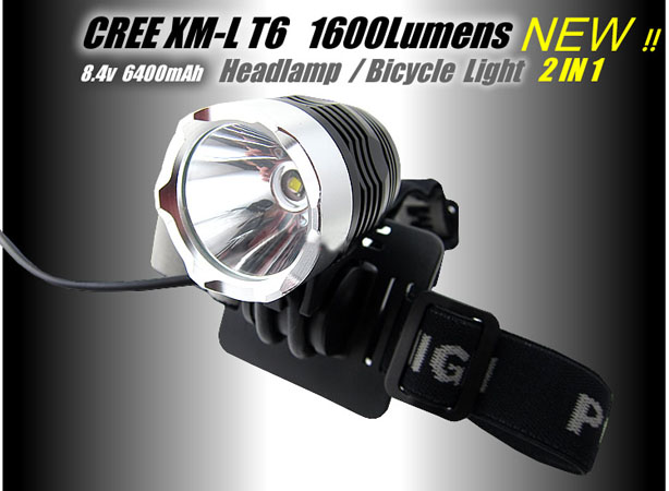 1800 Lumen CREE XML T6 Bicycle Light HeadLight headLamp